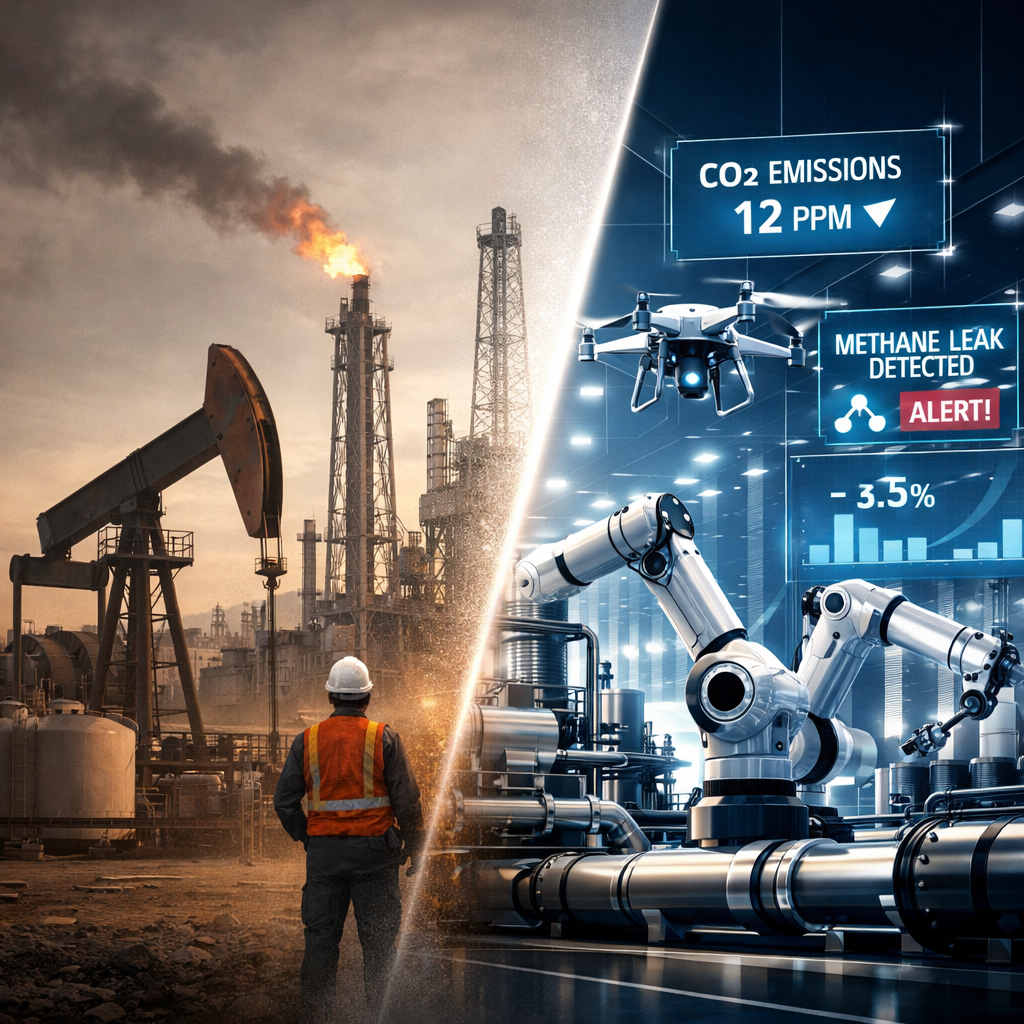 How Emerging Technologies Are Transforming Emissions Management in the Oil & Gas Industry