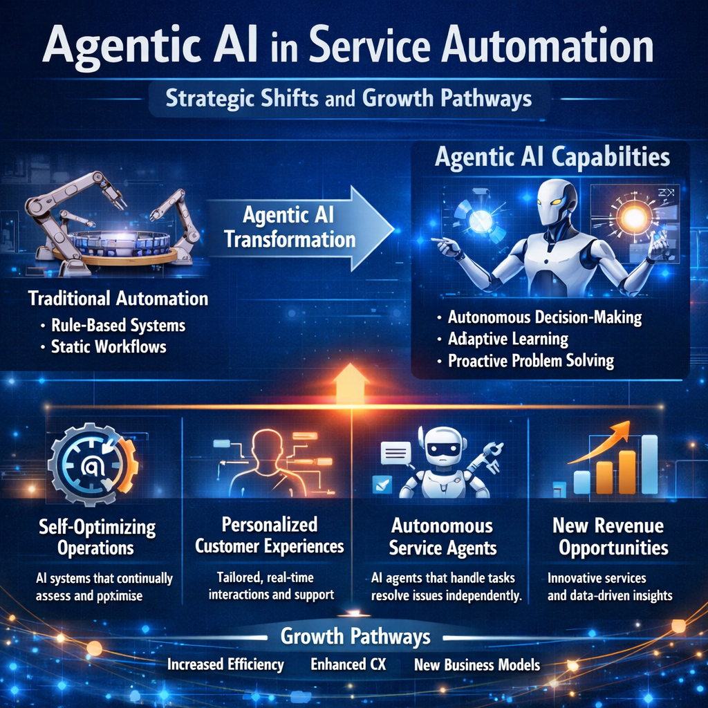 Agentic AI in Service Automation Strategic Shifts and Growth Pathways