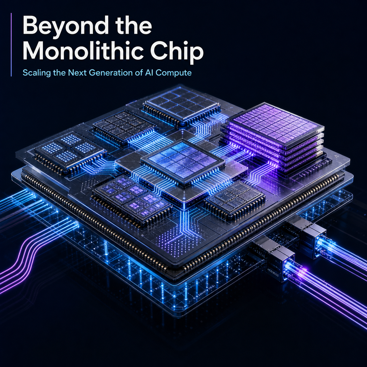 Beyond the Monolithic Chip: Scaling the Next Generation of AI Compute