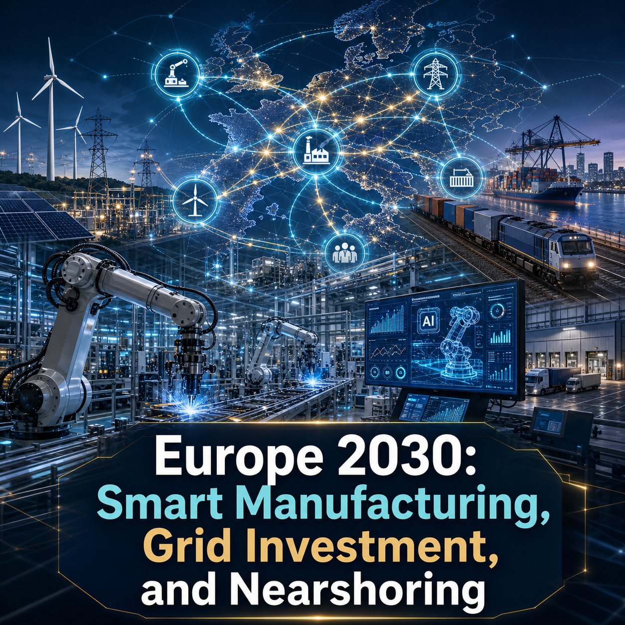 Europe 2030: Smart Manufacturing, Grid Investment, and Nearshoring