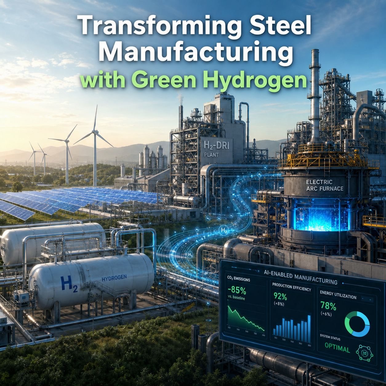 Transforming Steel Manufacturing with Green Hydrogen