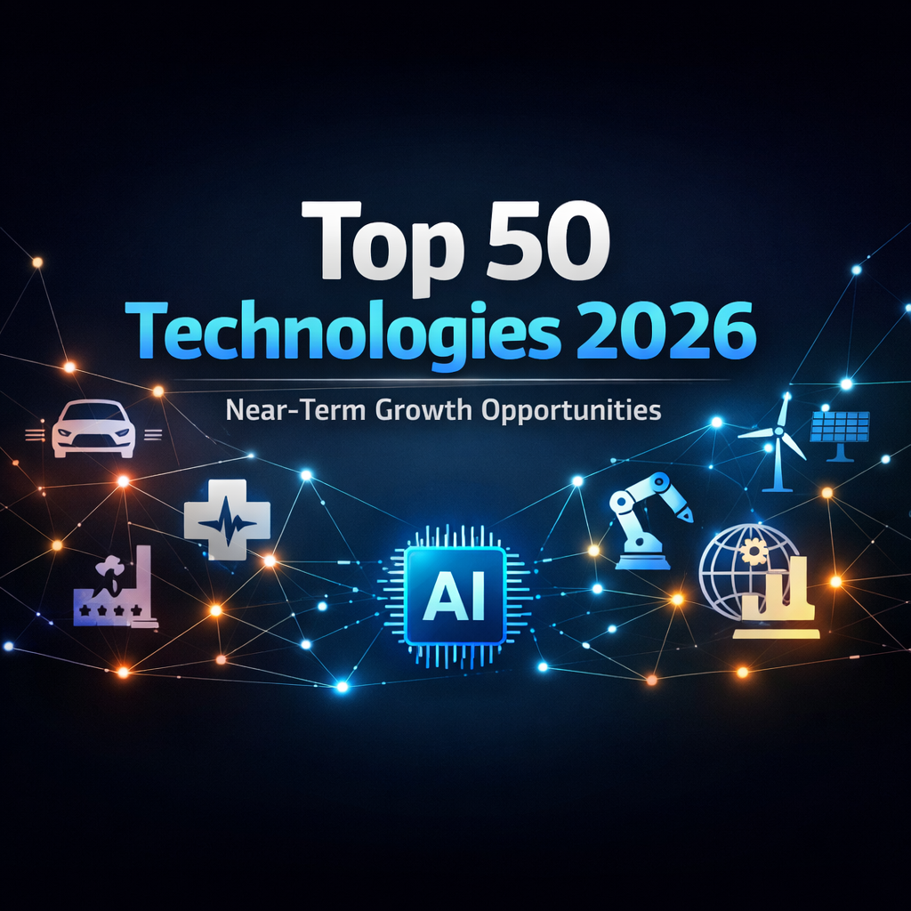 Top 50 Technologies 2026: Prioritizing Innovation for Near-Term Growth