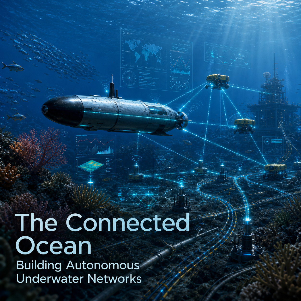 The Connected Ocean: Building Autonomous Underwater Networks